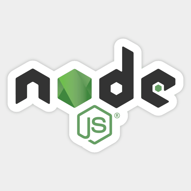 Node JS Logo Sticker by hipstuff